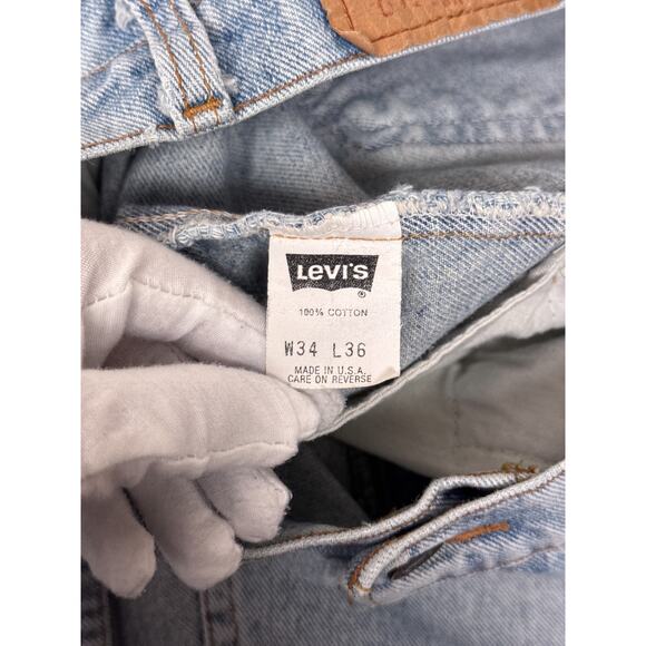 Vintage Levis 32 inches x 34 Womens Made In USA 560 Loose Tapered Fit - Picture 10 of 11
